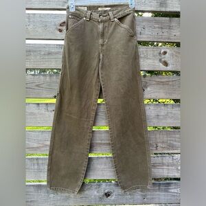 Levi's Womens Retro Mid Rise 90s Loose Baggy Dad Utility Denim Jeans Sz 24